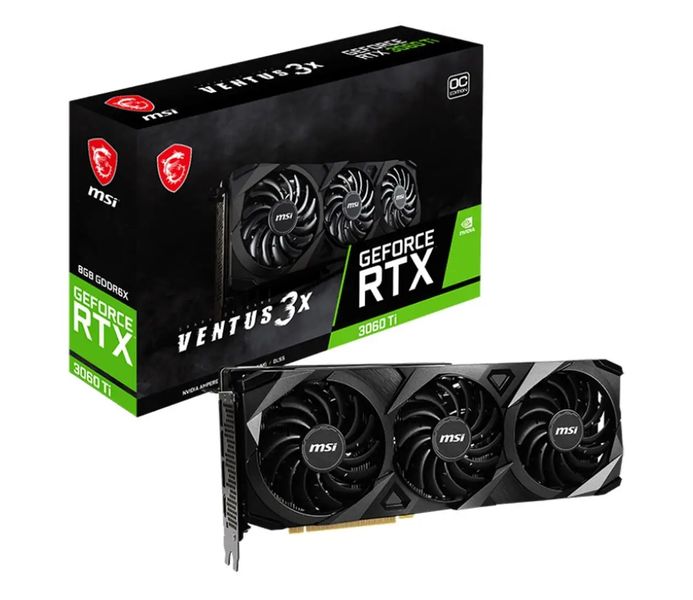 Відеокарта MSI GeForce RTX 3060 Ti VENTUS 3X 8GD6X OC 465888 фото