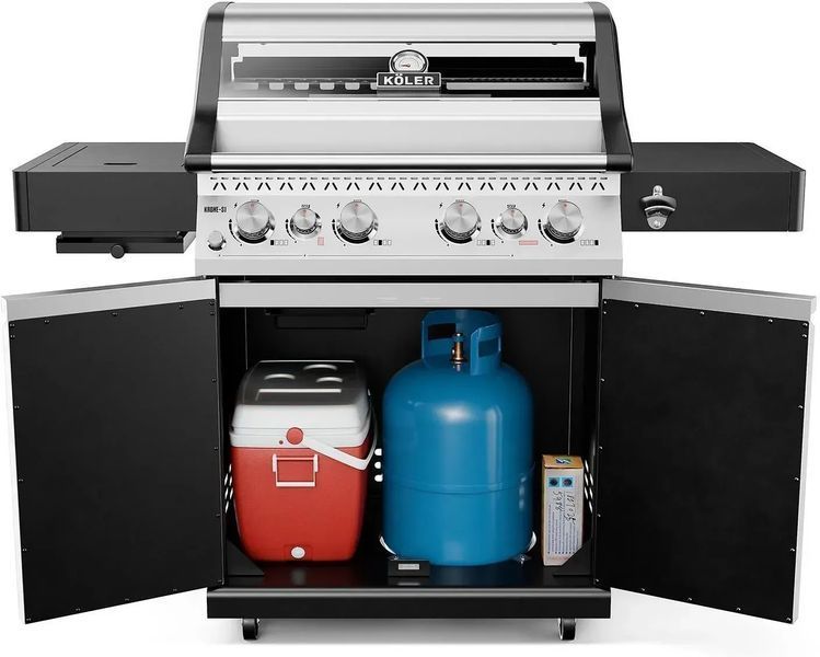 Гриль газовий мобільний Koler Krone S1 Silver (KK-S1/S) 604579 фото