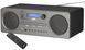 Музична система All-in-one JVC RD-E816B DAB чорно-сіра, CD-плеєр, Bluetooth, тюнер FM/DAB+, будильник, входи USB-A 2018635 фото 1
