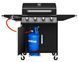 Гриль садовый газовый KOLER Relish v2 Черный 16 кВт 66 x 40 см 129403 фото 5
