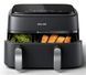 Мультипечь (аэрофритюрница) Philips Dual Airfryer 3000 Series NA351/00 510577 фото 3