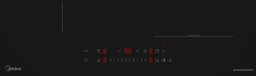Індукційна варильна панель MIDEA MIH744BE325GK 2140448 фото