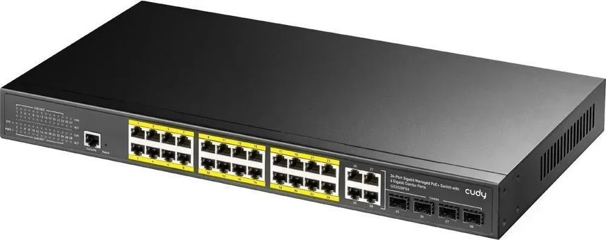 Комутатор керований Cudy GS2028PS4-400W 593230 фото