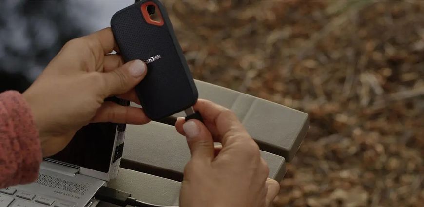 SSD накопичувач SanDisk Extreme Portable V2 500 GB (SDSSDE61-500G-G25) 000697 фото