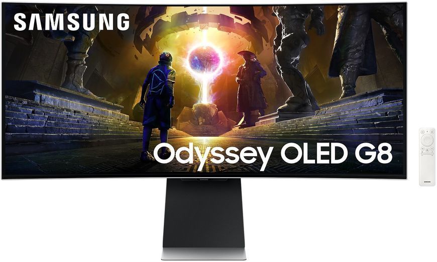 Монітор SAMSUNG Odyssey G8 LS34DG850SUXDU 34.1" OLED 3440x1440px 175Гц 0.03 мс [GTG] Вигнутий 2016553 фото