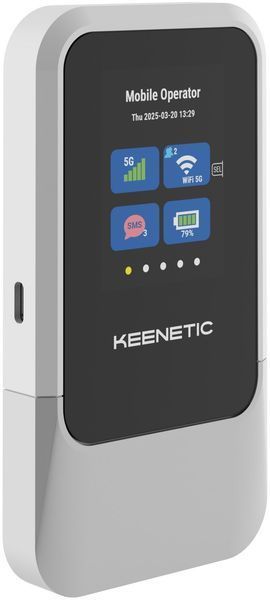 Маршрутизатор KEENETIC Roamer 5G 2.4/5 ГГц (DualBand), слот для SIM-карты 2116521 фото