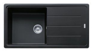 Мийка одночашева з крилом FRANKE Basis BFG 611-97 114.0676.289 Onyx 50x97 496750 фото