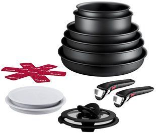 Набір сковорід TEFAL Ingenio Eco Resist (13 предметів) 2006152 фото