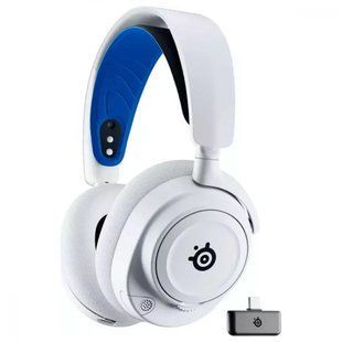 Навушники з мікрофоном SteelSeries Arctis Nova 7P White (61561) 029835 фото