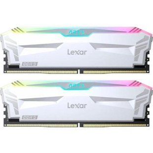 Пам'ять для настільних комп'ютерів Lexar 32 GB (2x16GB) DDR5 6400 MHz Ares Gaming White RGB (LD5EU016G-R6400GDWA) 033871 фото