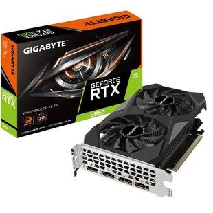 Видеокарта Gigabyte GeForce RTX 3050 WINDFORCE OC V2 6G (GV-N3050WF2OCV2-6GD) 568015ua фото