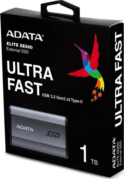 SSD накопичувач Adata Elite SE880 1 TB (AELI-SE880-1TCGY) 458724 фото