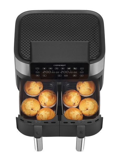 Фритюрница без масла Air Fryer CONCEPT Double FR8000 1112482 фото