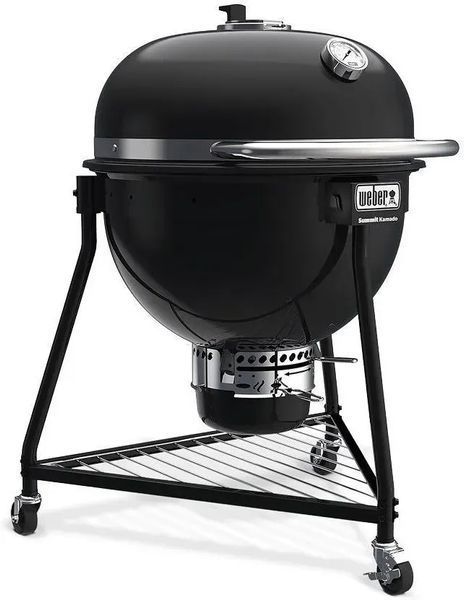 Гриль угольный мобильный Weber Summit Kamado E6 / Black (18201004) 604473 фото