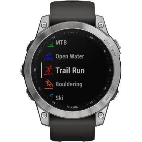 Смарт-годинник Garmin Fenix 7 Silver with Graphite Band (010-02540-01) 035057 фото