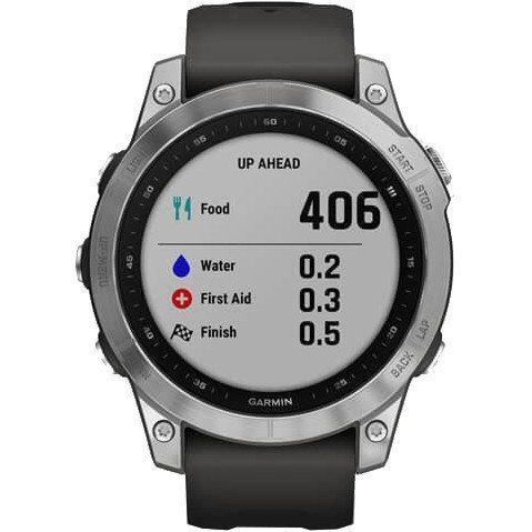 Смарт-годинник Garmin Fenix 7 Silver with Graphite Band (010-02540-01) 035057 фото