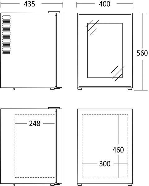 Холодильна шафа-вітрина Resto Quality MB34BGD 611835 фото