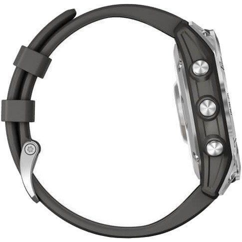 Смарт-годинник Garmin Fenix 7 Silver with Graphite Band (010-02540-01) 035057 фото