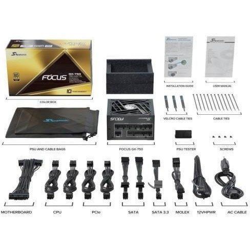 Блок живлення SeaSonic Focus GX-750W ATX 3.0 (SSR-750FX3) 002188 фото