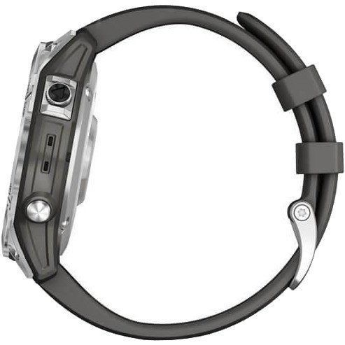 Смарт-годинник Garmin Fenix 7 Silver with Graphite Band (010-02540-01) 035057 фото