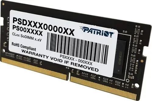 Память для ноутбуков Patriot 16 GB SO-DIMM DDR4 2400 MHz (PSD416G240081S) 340587 фото