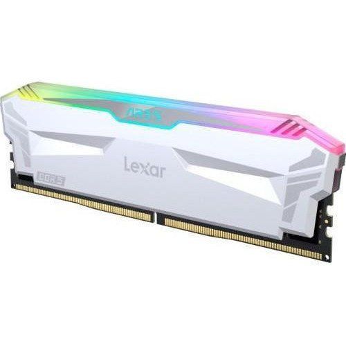 Пам'ять для настільних комп'ютерів Lexar 32 GB (2x16GB) DDR5 6400 MHz Ares Gaming White RGB (LD5EU016G-R6400GDWA) 033871 фото
