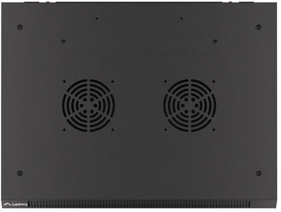 Шкаф RACK LANBERG 19" 22U WF01-6422-10B 600 x 450 мм, настенный, черный 470898 фото