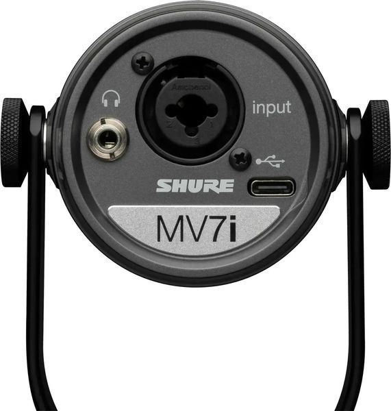 Мікрофон студійний, для ПК/ для стрімінгу, подкастів Shure MV7i 594888 фото
