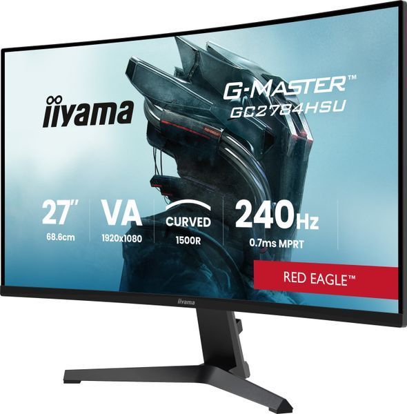 Монитор IIYAMA GC2784HSU-B1 27" 1920x1080px 240 Гц 0.7 мс [MPRT] Изогнутый 2127024 фото