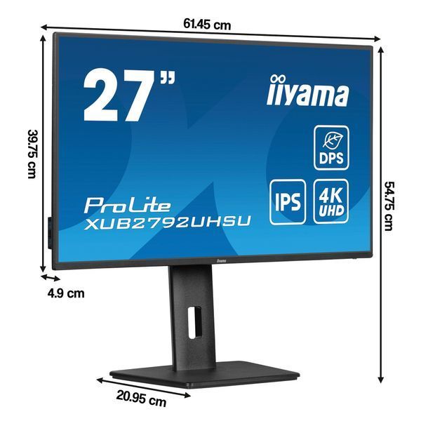 Монитор IIYAMA ProLite XUB2792UHSU-B6 27" 3840x2160 IPS 4 мс [GTG] 2012861 фото
