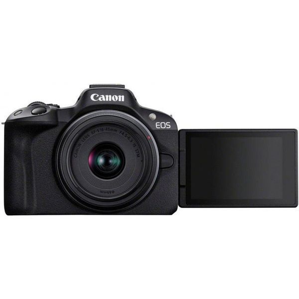беззеркальный фотоаппарат Canon EOS R50 kit RF-S 18-45mm IS STM Black (5811C033) 004186 фото