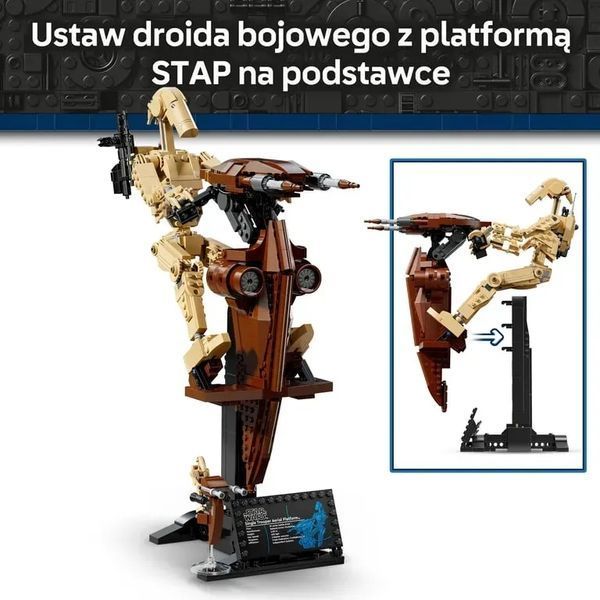 Блочный конструктор LEGO Star Wars Боевой дроид из STAP (75428) 613440 фото