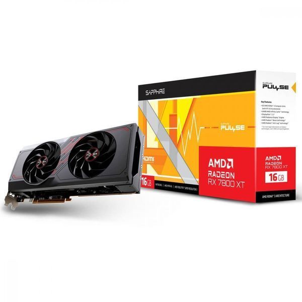 Видеокарта Sapphire Radeon RX 7800 XT 16GB PULSE (11330-02) 013842 фото