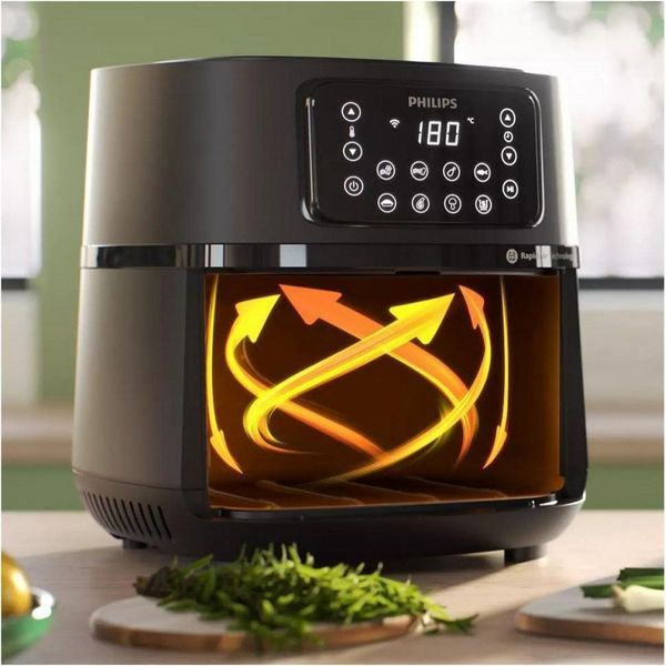 Мультипіч (аерофритюрниця) Philips XXL Connected HD9285/93 025591 фото