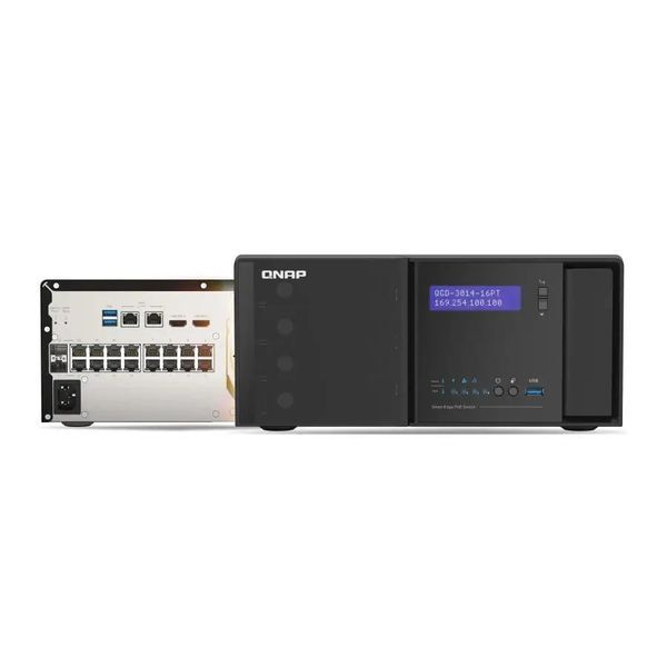 Комутатор керований Qnap QGD-3014-16PT-8G 018178 фото