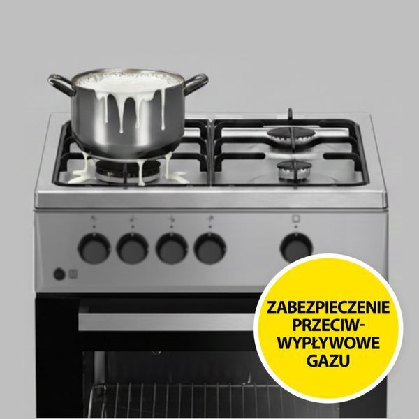 Кухня BEKO FSG52020FX Потужні газові конфорки Легке очищення 358121 фото