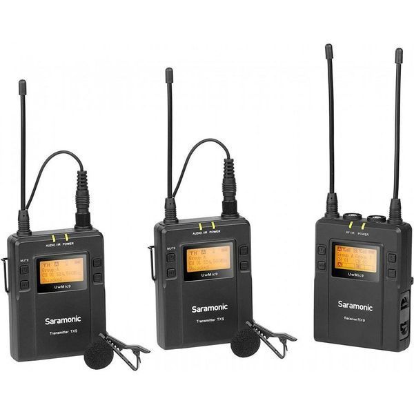 накамерна радіосистема Saramonic UwMic9 Kit2 (TX9 + TX9 + RX9) 029179 фото