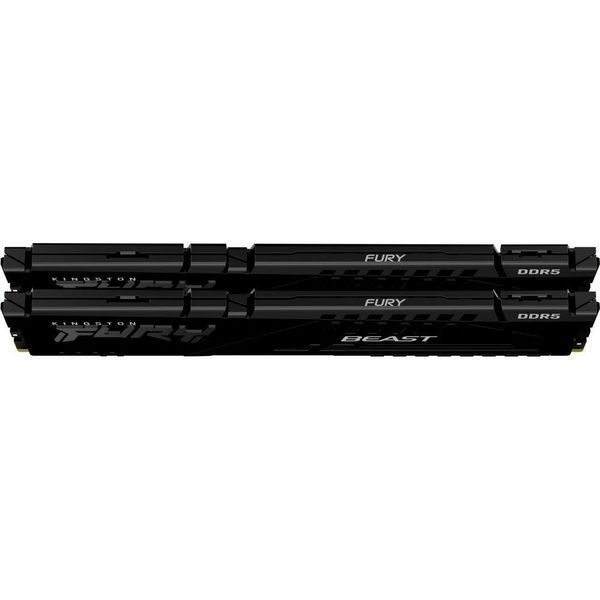 Пам'ять для настільних комп'ютерів Kingston FURY 32 GB (2x16GB) DDR5 6800 MHz Beast Black (KF568C34BBK2-32) 033771 фото