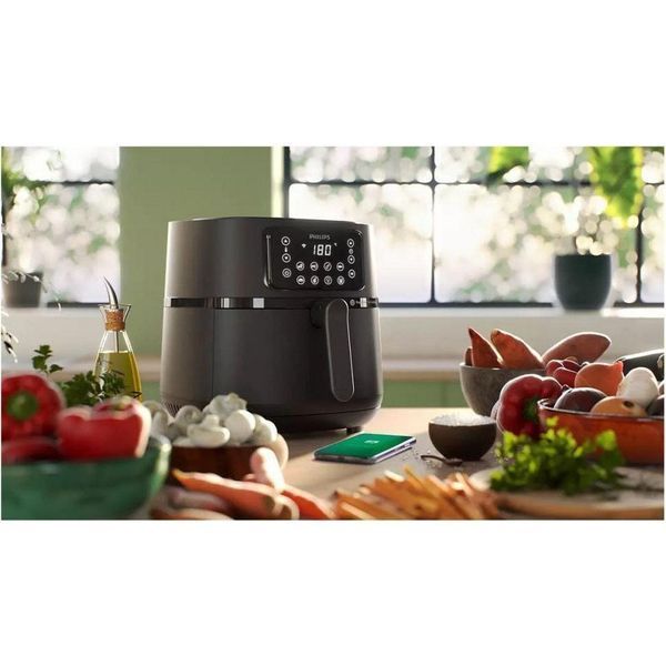 Мультипіч (аерофритюрниця) Philips XXL Connected HD9285/93 025591 фото