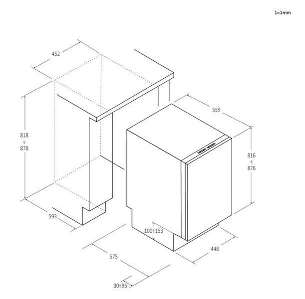 Посудомийна машина Haier XI0C3TB3FB 573115 фото