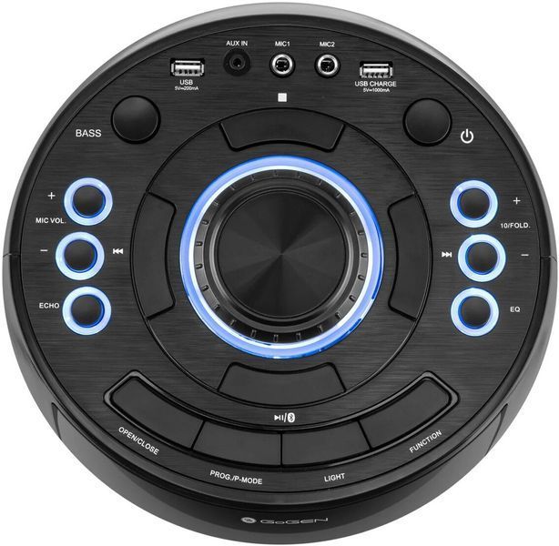 Power Audio GOGEN BPS736CD, 90 Вт, Bluetooth, CD-програвач, акумулятор 22 години, FM-тюнер 2094694 фото