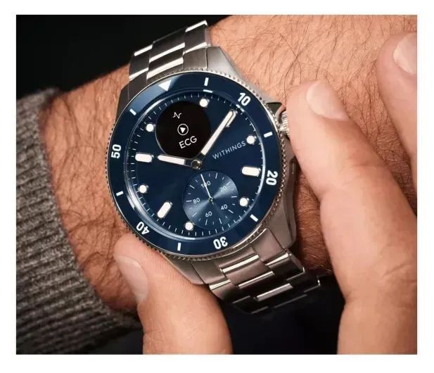 Смарт-годинник Withings ScanWatch Nova 42mm Dark Blue 614760 фото