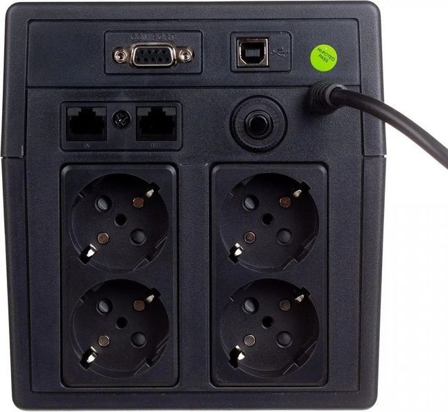 Линейно-интерактивный ИБП Digitus Line-Interactive 1000VA/600W LCD 4xSchuko RJ45 RS232 USB (DN-170074) 022002 фото