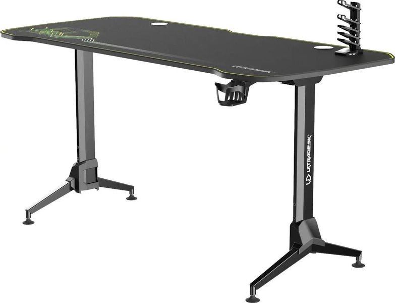 Геймерський ігровий стіл геймера Ultradesk GRAND Green 312211 фото