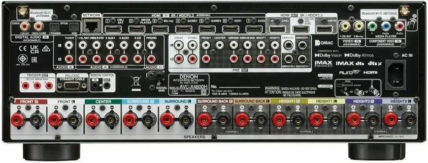 AV-ресивер Denon AVC-X4800H Black 600130 фото