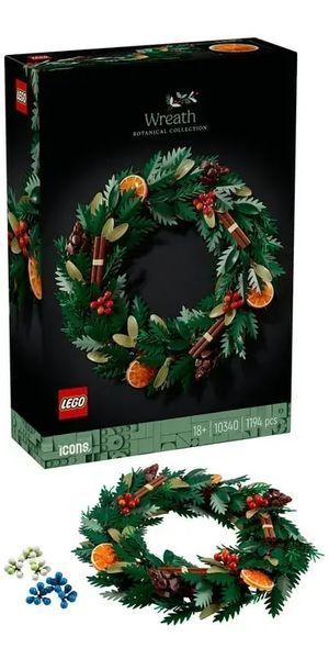 Блоковий конструктор LEGO Botanicals Вінок (10340) 613363 фото