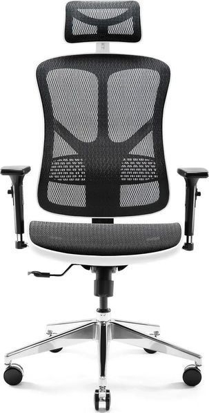 Офісне крісло для персоналу Diablo Chairs V-Basic White/Black 028043 фото