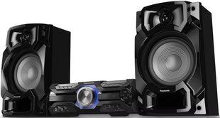 Музичний центр PANASONIC SC-AKX520E-K Чорний, CD-програвач, Bluetooth, D.Bass Beat, AirQuake BASS, Super woofer 20см, MAX Juke 551448 фото