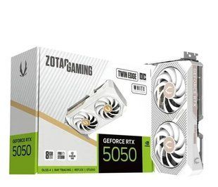 Видеокарта Zotac Gaming GeForce RTX 5050 Twin Edge OC White Edition (ZT-B50500Q-10M) 615027 фото
