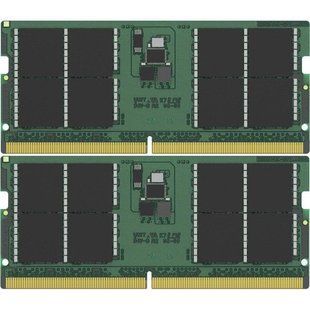 Пам'ять для ноутбуків Kingston 64 GB (2x32GB) SO-DIMM DDR5 4800 MHz (KCP548SD8K2-64) 033922 фото